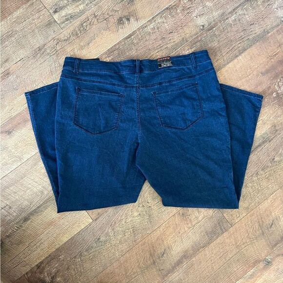 Pure Energy 24 Dark Blue Stretch Skinnies Jeggings feel Sz 24 /3X  NWT🏷 - Picture 4 of 15